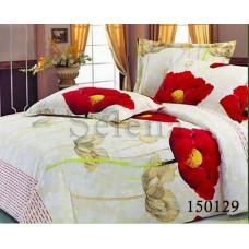 Комплект постельного белья "Маки Крупные" двуспальный 150129-020