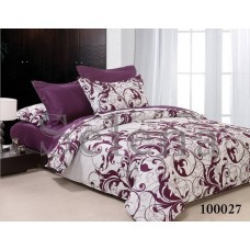 Комплект постельного белья "Вензель фиолетовый" двуспальный 100027-020