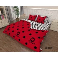 Комплект постельного белья "Сердечные горошки" полуторный 100106-010