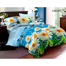 Комплект постельного белья "Утренняя ромашка" полуторный 100205-010