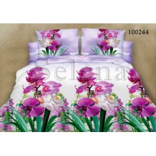 Комплект постельного белья "Орхидеи" двуспальный 100244-020