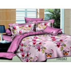 Комплект постельного белья "Орхидея розовая" полуторный 100262-010