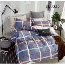 Комплект постельного белья "Фиолетовая геометрия" полуторный 100335-010