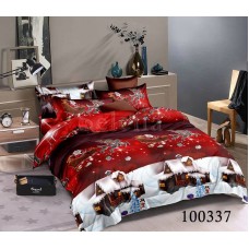 Комплект постельного белья "Новогоднее волшебство " семейный 100337-050