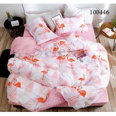 Комплект постельного белья "Розовый Фламинго" двуспальный 100446-020