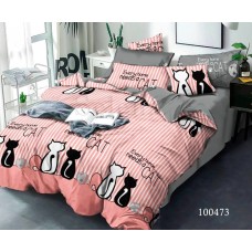 Комплект постельного белья "Милые котики" полуторный 100473-010