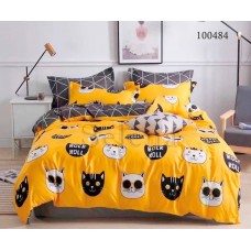 Комплект постельного белья "Кошачий рок" полуторный 100484-010