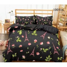 Комплект постельного белья "Розы Парижа" двуспальный 100514-020