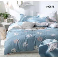 Комплект постельного белья "Нежные листики" полуторный 100651-010