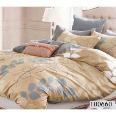 Комплект постельного белья "Листики Беж" полуторный 100660-010