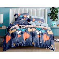 Комплект постельного белья "Палитра сердец 2" полуторный 100666-010