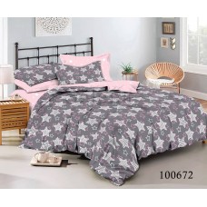Комплект постельного белья "Розовое созвездие" двуспальный 100672-020