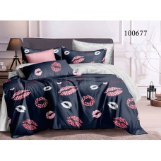 Комплект постельного белья "Поцелуйчики 2" полуторный 100677-010