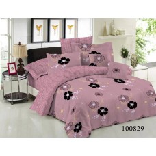 Комплект постельного белья "Лиловые цветочки" полуторный 100829-010