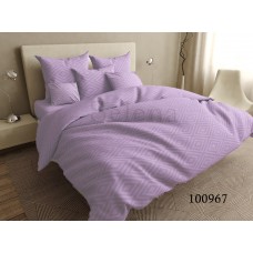 Комплект постельного белья "Ромбики лавандовые" двуспальный 100967-020