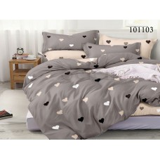 Комплект постельного белья "Сердечки конфетти" семейный 101103-050