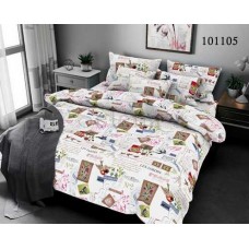 Комплект постельного белья "Веселые новости" полуторный 101105-010