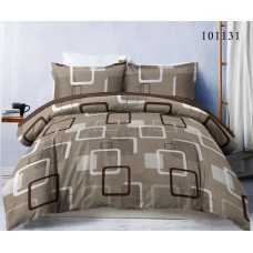 Комплект постельного белья "Шоколадные квадраты" полуторный 101131-010