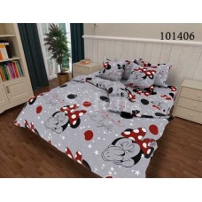 Комплект постельного белья "Минни Маус Grey" евростандарт 101406-030