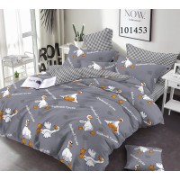 Комплект постельного белья "Файний гусак Grey" семейный 101453-050