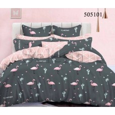 Комплект постельного белья "Фламинго малый" полуторный 505101-010