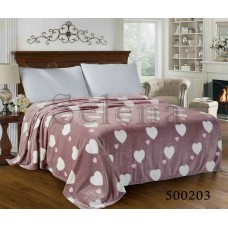 Плед Сердечки полуторный 500203