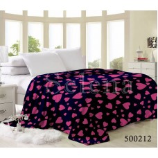 Плед Сердечки 2 полуторный 500212