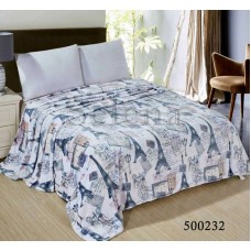 Плед Париж серый евростандарт 500232