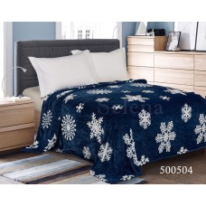 Плед Снежинки 2 полуторный 500504-010