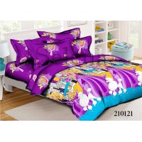 Комплект постельного белья "Барби с пуделем" подростковый 210121-040