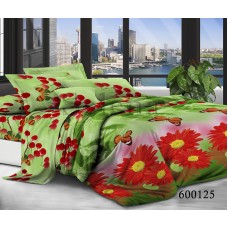 Комплект постельного белья "Герберы Красные " двуспальный 600125-020