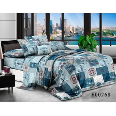 Комплект постельного белья "Морской" двуспальный 600268-020