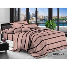 Комплект постельного белья "Полоски pink" полуторный 600275-010