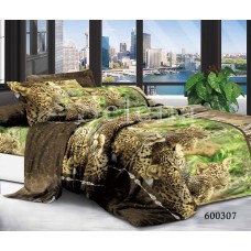 Комплект постельного белья "Леопарды " двуспальный 600307-020