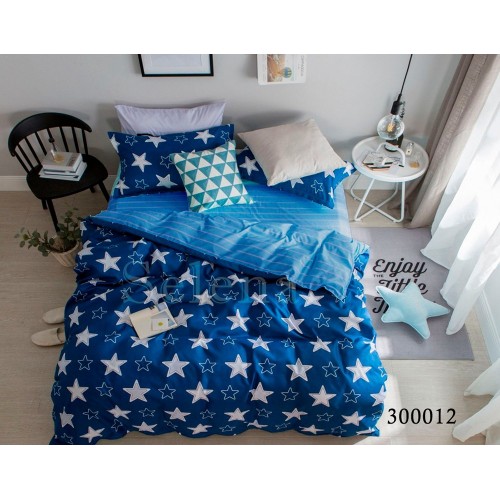 Комплект постільної білизни "Зірки сині" двоспальний 300012-020