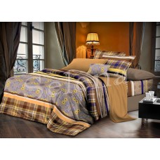 Комплект постільної білизни "Шотландка2" сімейний 300020-050