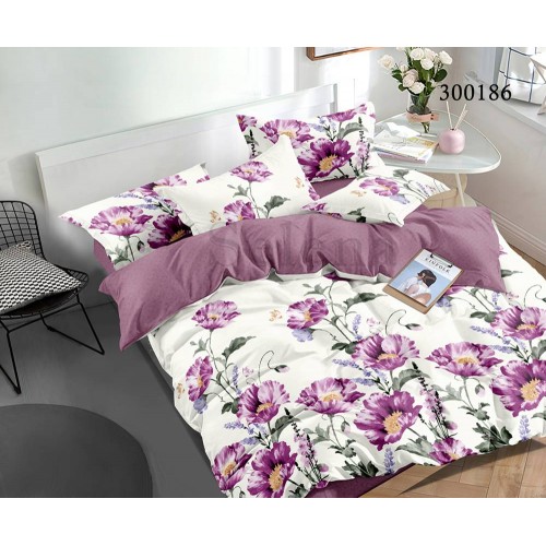 Комплект постельного белья "Мак фиолетовый” евростандарт 300186-030