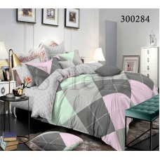 Комплект постільної білизни "Ромбики кольорові-2" сімейний 300284-050