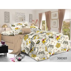 Комплект постільної білизни "Мурчики" сімейний 300305-050