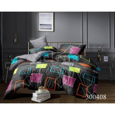 Комплект постільної білизни "Кольорова геометрія" сімейний 300408-050
