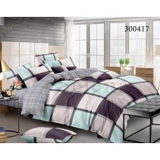 Комплект постільної білизни "Шахматка" сімейний 300417-050