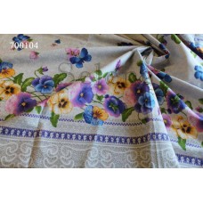Скатерть "Фиалки" ТМ Selena 100х140 см 700104-110