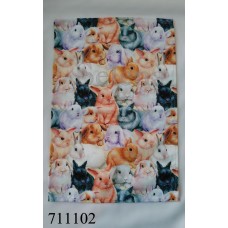 Серветка Великодня Selena Великодні кролики 711102-135 30х50 см